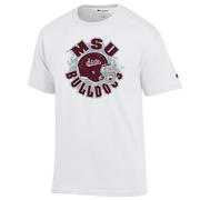  Mississippi State Champion Circle With Helmet Over Field Tee