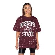  Mississippi State Gameday Couture In The Zone All Over Rhinestone Tee