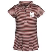  Mississippi State Garb Toddler Beatrice Polo Dress Onesie