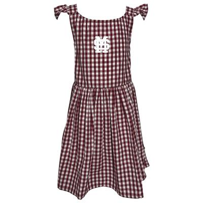 Mississippi State Garb Toddler Constance Gingham Dress