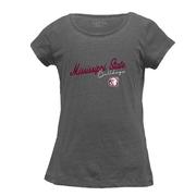  Mississippi State Garb Youth Charlotte Tri- Bend Scoop Neck Tee