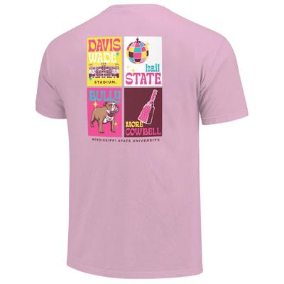 Mississippi State Preppy Posters Comfort Colors Tee BLOSSOM