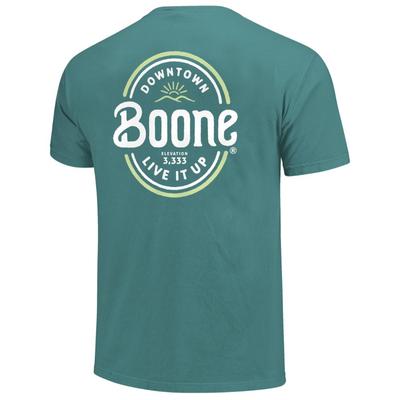 Boone Mural Comfort Colors Tee SEAFOAM