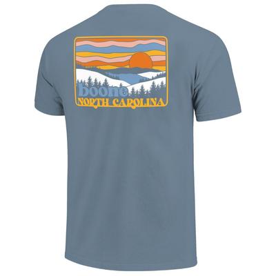 Boone Mountain Waves Comfort Colors Tee