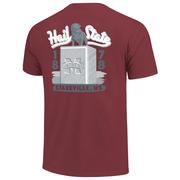  Mississippi State Statue Script Built Comfort Colors Tee