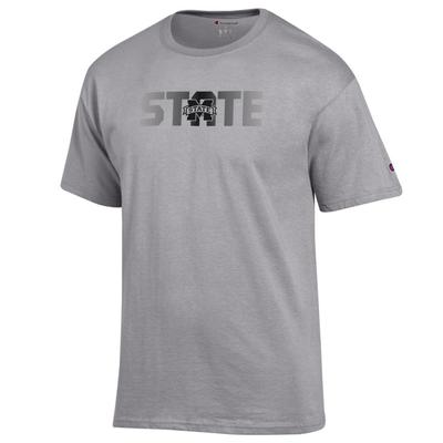 Mississippi State Champion Straight Tonal Wordmark Tee