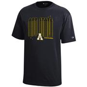  App State Champion Youth Wordmark Repeat Tee