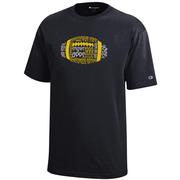  App State Champion Youth Football Typeface Tee