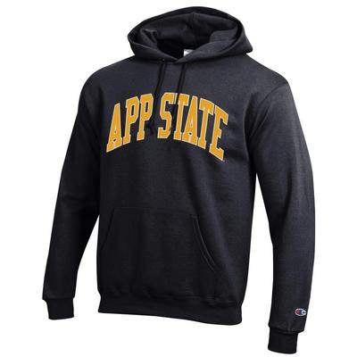 App State Champion Arch Hoodie BLACK