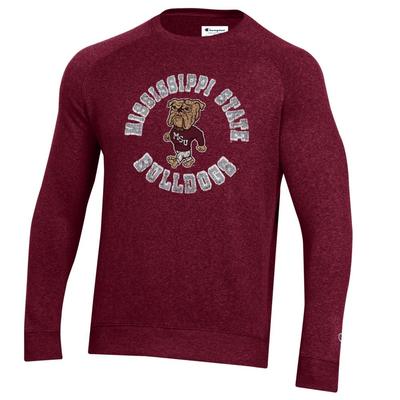 Mississippi State Champion Vault Bully Triumph Fleece Raglan Crew