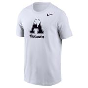  App State Nike Dri- Fit Legend White Out Tee