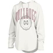  Mississippi State Pressbox Women's Lawrence Long Sleeve Hooded Top