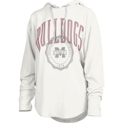 Mississippi State Pressbox Women's Lawrence Long Sleeve Hooded Top