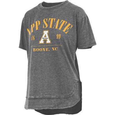 App State Pressbox Women's Hangleton Vintage Poncho Tee