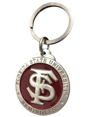 Florida State Heritage Pewter Key Chain