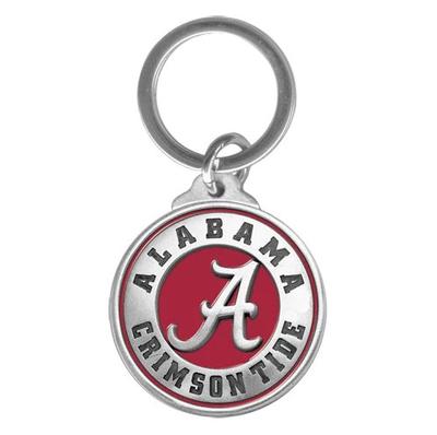 Alabama Heritage Pewter Key Chain 