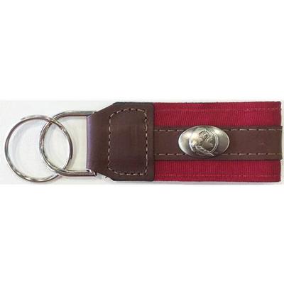 Florida State Leather Seminole Logo Key Chain