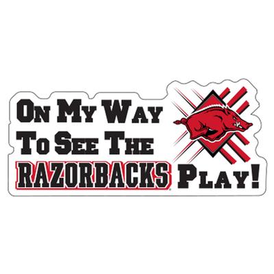 Arkansas On My Way To See The Razorbacks Play Magnet 16