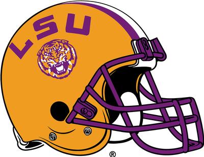 LSU Magnet Football Helmet 9