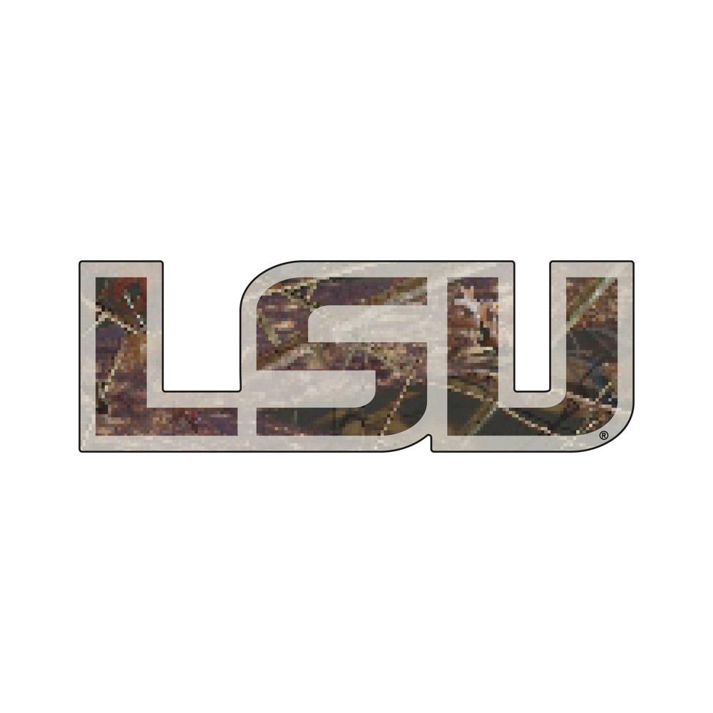 LSU Magnet Camo LSU Logo 6