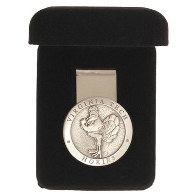 Virginia Tech Silver Hokiebird Money Clip
