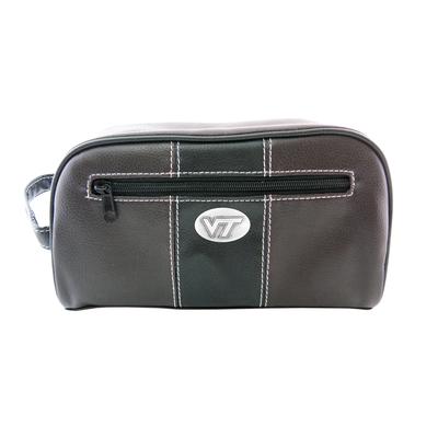 Virginia Tech Brown/Black Toiletry Case