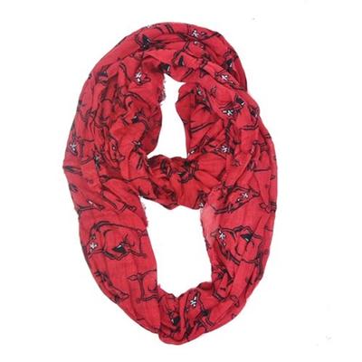 Arkansas Logo Knit Infinity Scarf