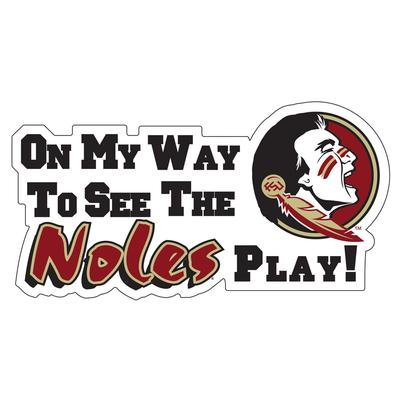 Florida State Magnet On My Way To See The Noles