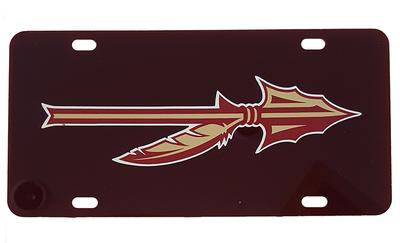 Florida State Spear Logo License Plate