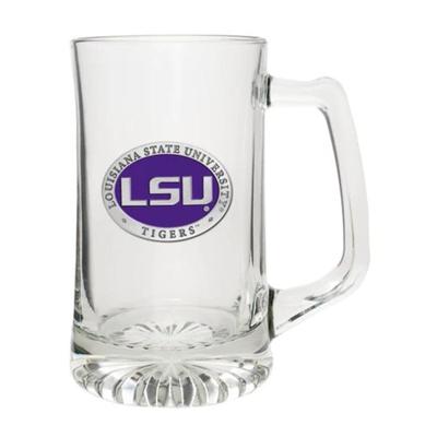 LSU Heritage Pewter Super Stein Glass 