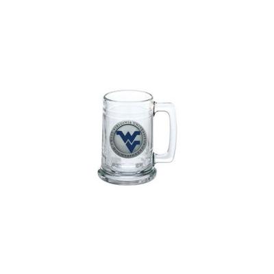 West Virginia Heritage Pewter WV Stein Glass
