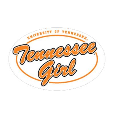 Tennessee Magnet Oval Girl Logo 6