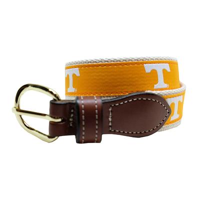 Tennessee Web Leather Belt 