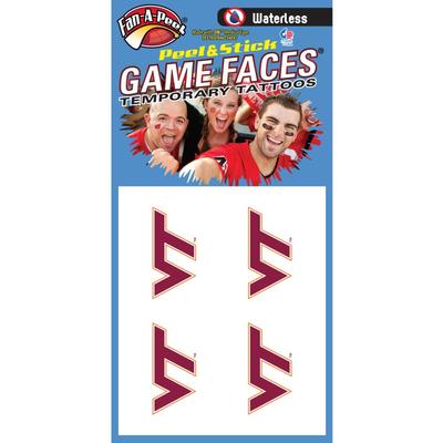 Virginia Tech Face Tattoos
