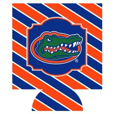 Florida Bias Striped Can Coozie