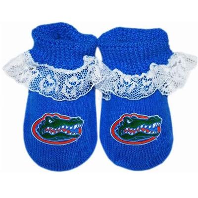 Florida Infant Lace Gift Box Booties