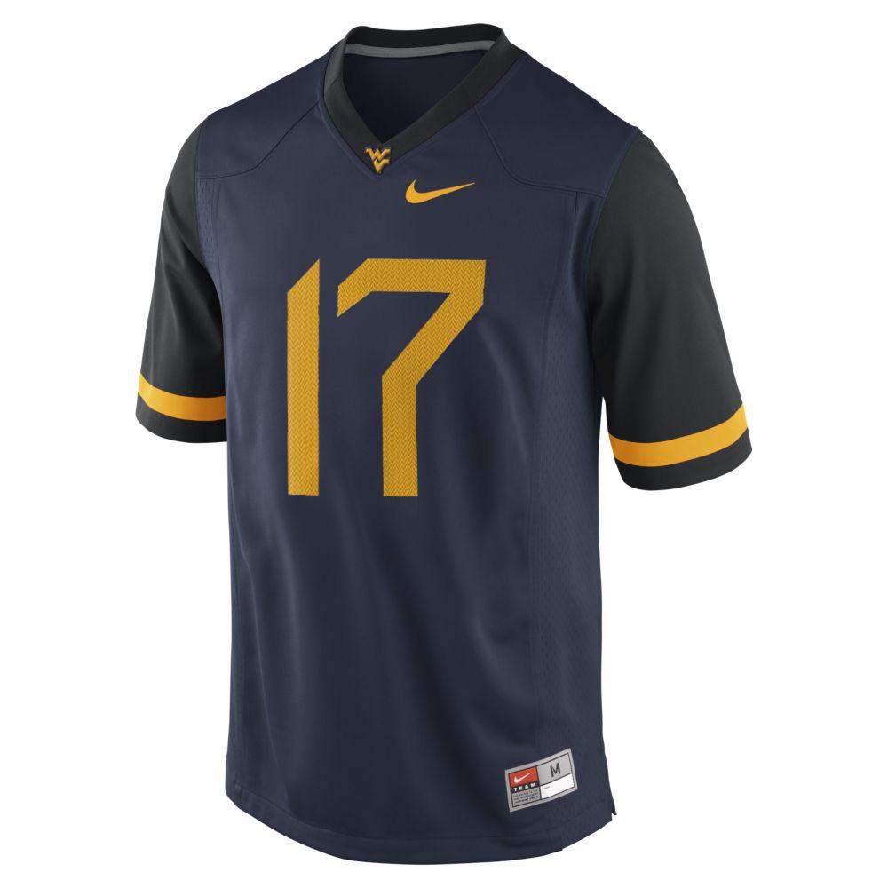 West Virginia Nike Limited Football Jersey # 17