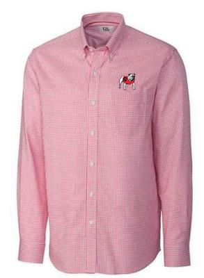 Georgia Cutter & Buck Tattersall Woven Shirt