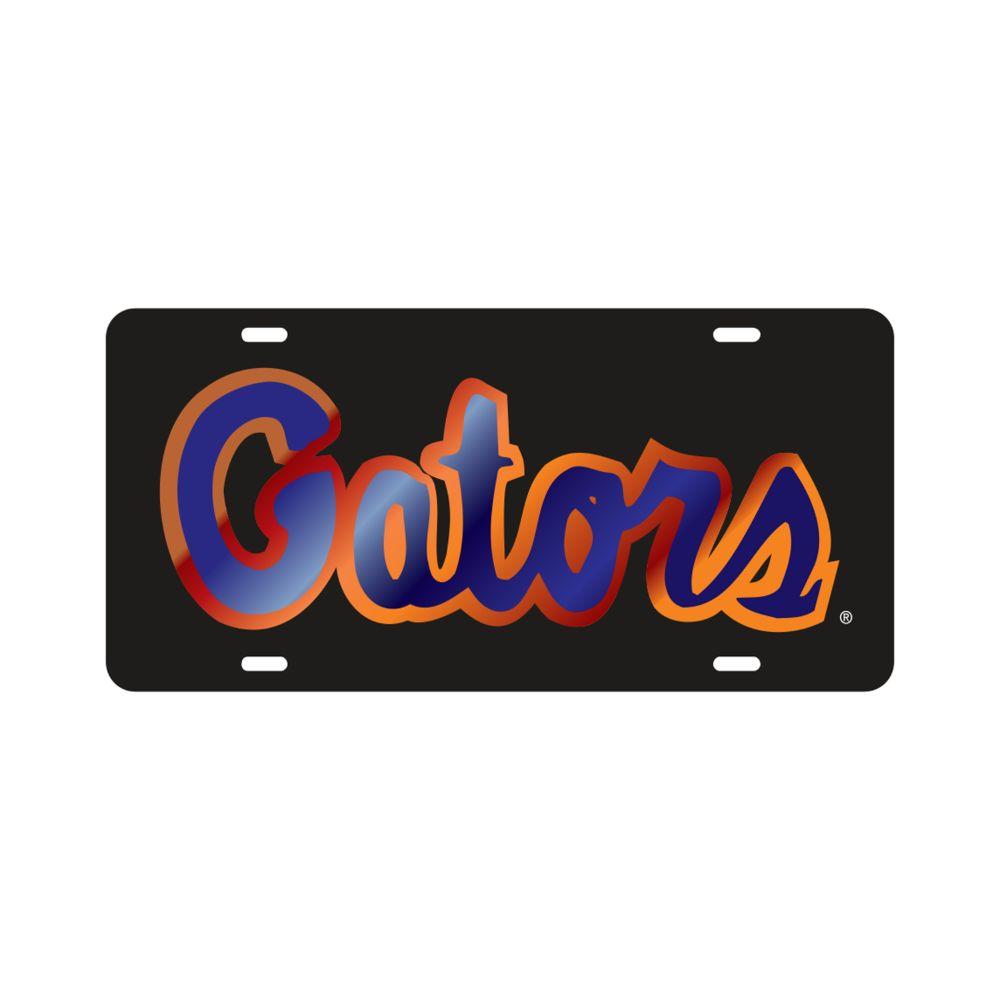 Florida License Plate Black Gators