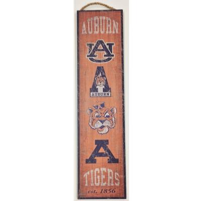 Auburn Heritage Banner Wooden Sign (6