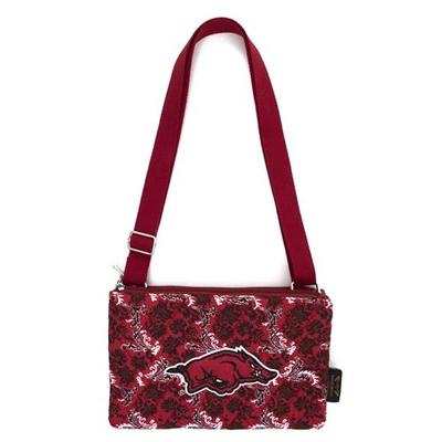 Arkansas Eagle Wings Bloom Crossbody Purse