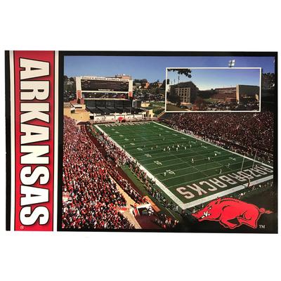 Arkansas Postcard Stadium Multi-view