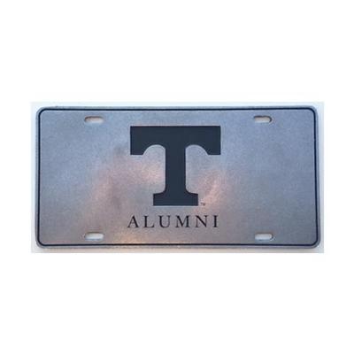 Tennessee Alumni License Plate w/ Power T (Pewter)