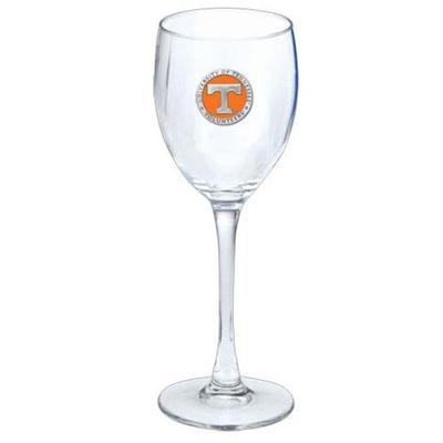 Tennessee Heritage Pewter 12oz Wine Glass (Orange Emblem)