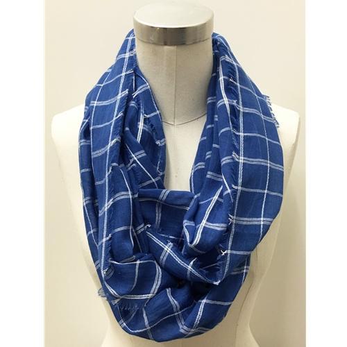 Kentucky Beachy Plaid Infinity Scarf
