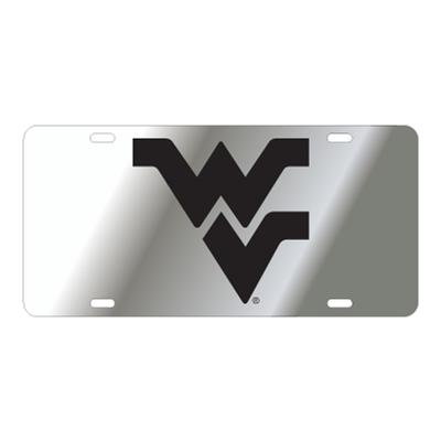 West Virginia License Plate Silver/Black WV Logo