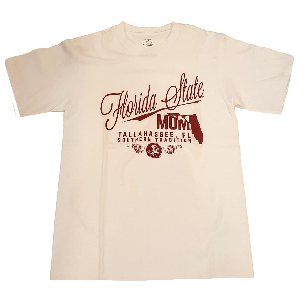 Florida State Mom Script Stack T-Shirt - Alumni Hall
