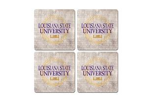 LSU Legacy Laurels Coaster Set - 4 Pack