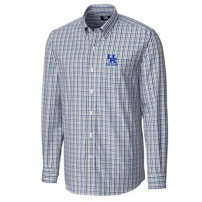 Kentucky Cutter And Buck Gilman Plaid Woven