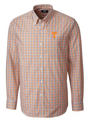 Tennessee Cutter And Buck Gilman Plaid Woven